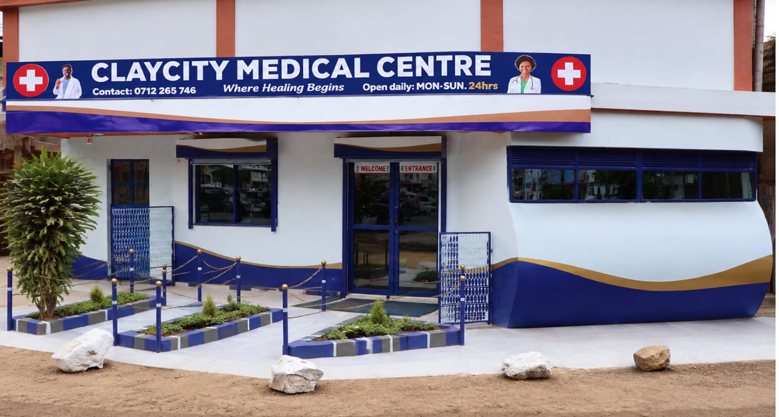 Clay City Medical Centre building in Kasarani, Nairobi
